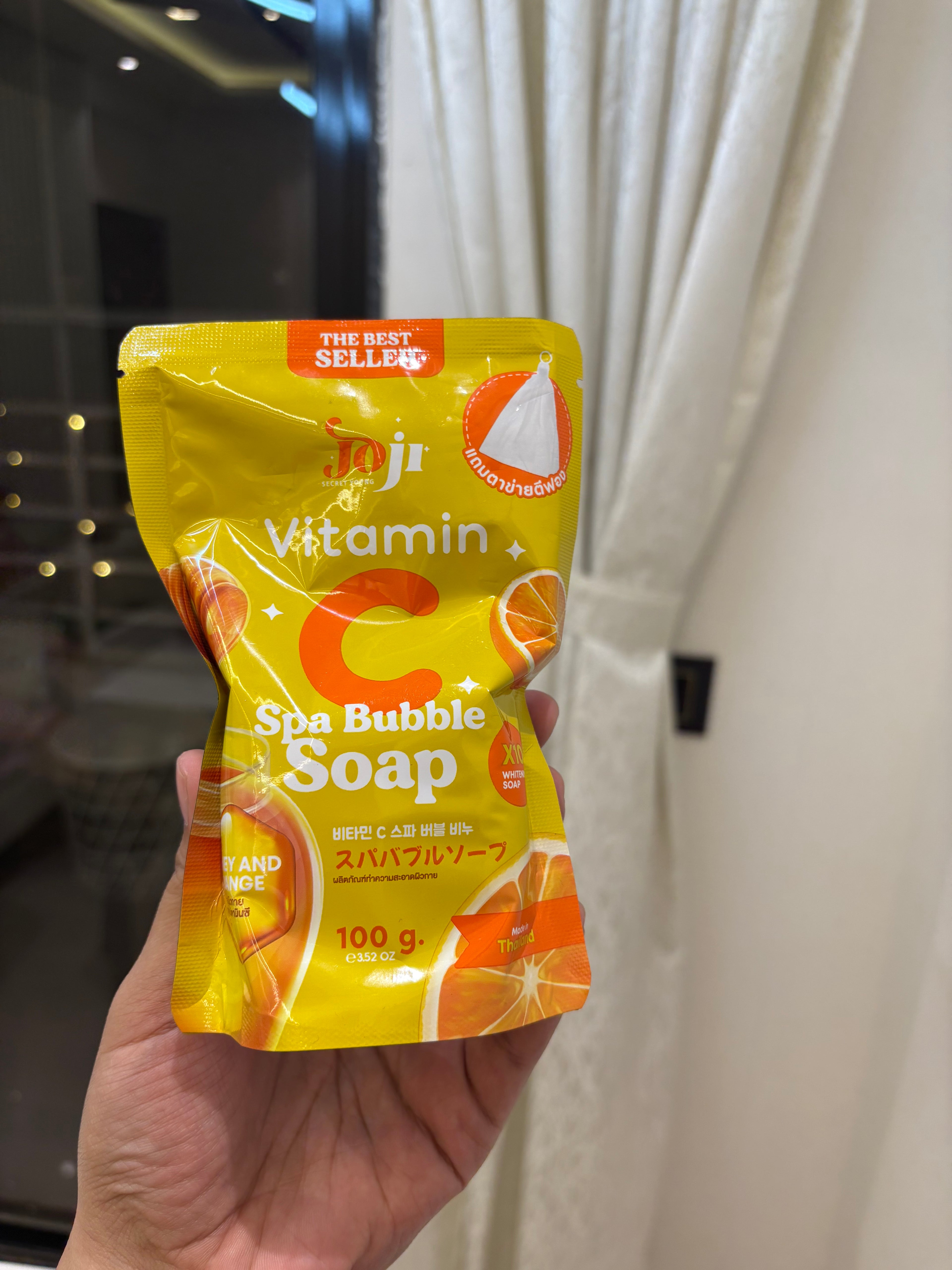 Joji Vitamin C Honey & Orange brightening soap