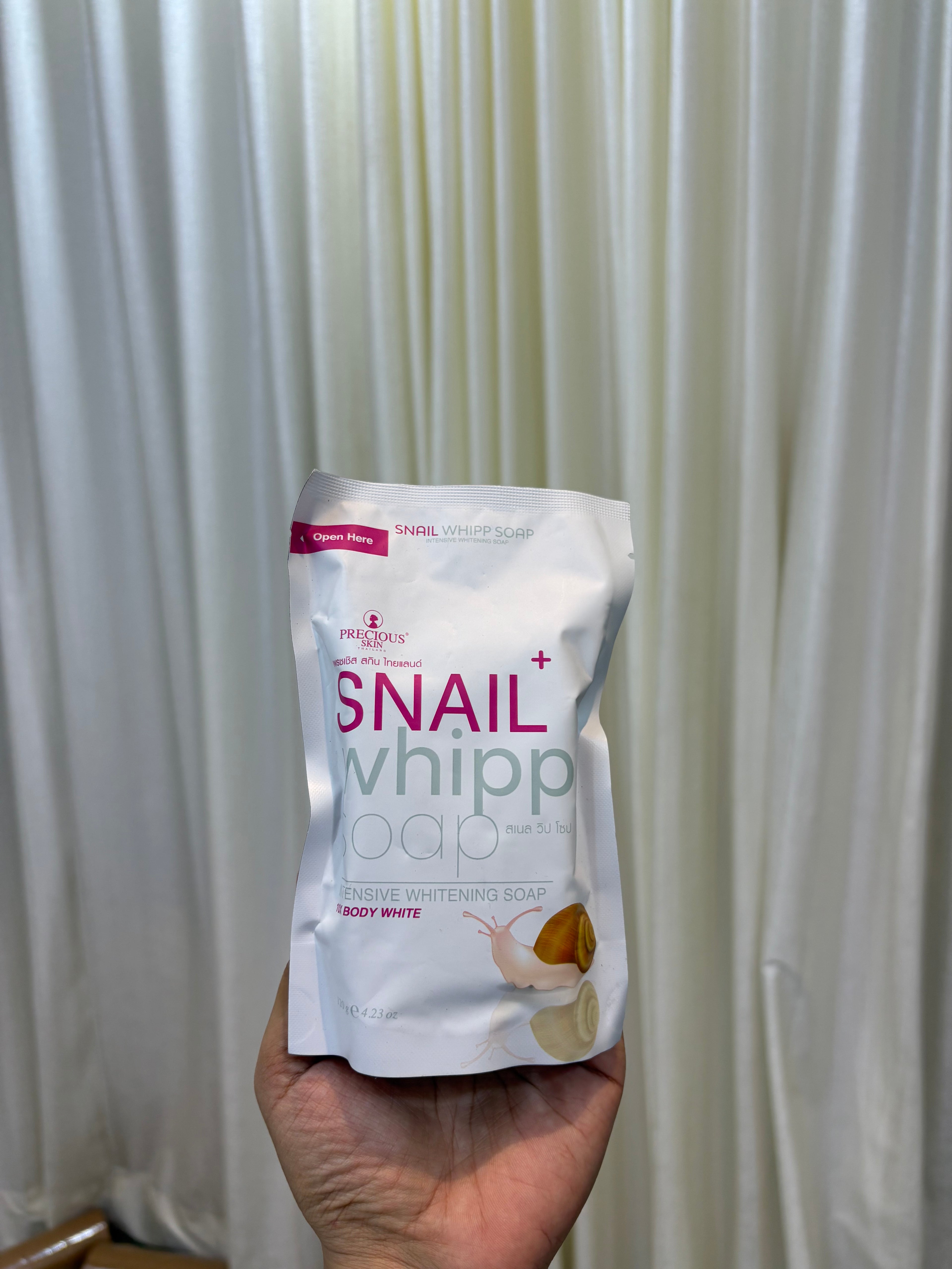 Snail Whip Body Whitening Soap
